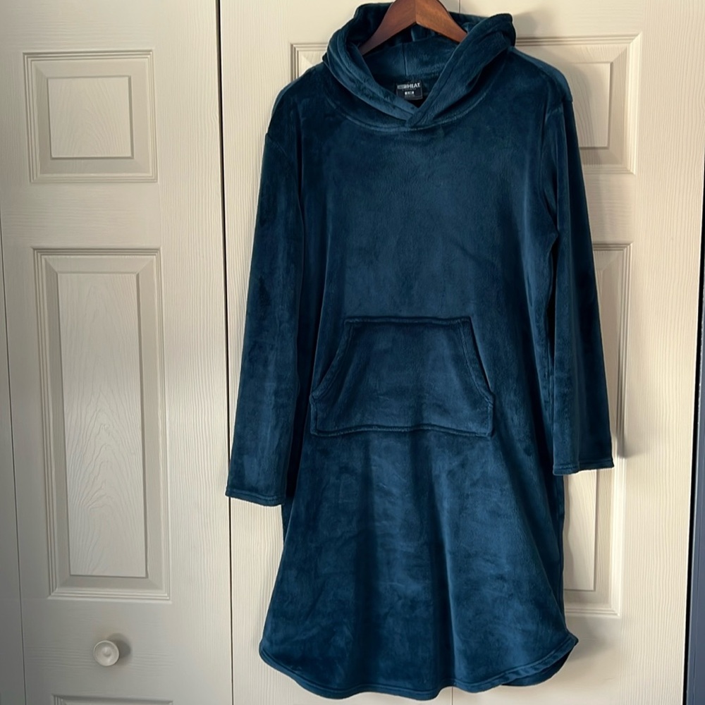 32 Degrees Heat Lounge Dress Sweatshirt Hoodie Size S/M Small Medium